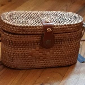 👜Handmade Oval Rattan Bag👜 Summer vibes🌞
